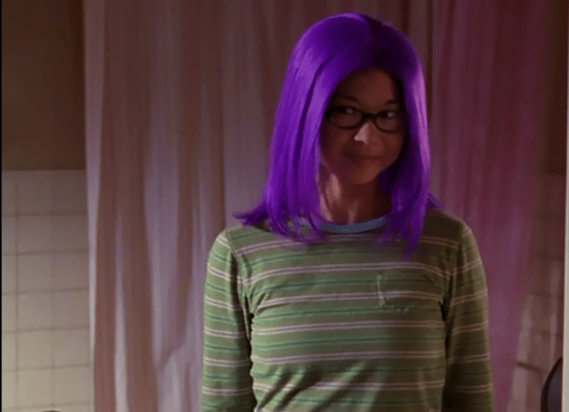 lane kim purple hair