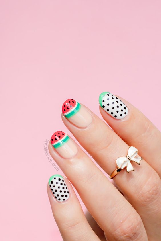 Watermelon Nails